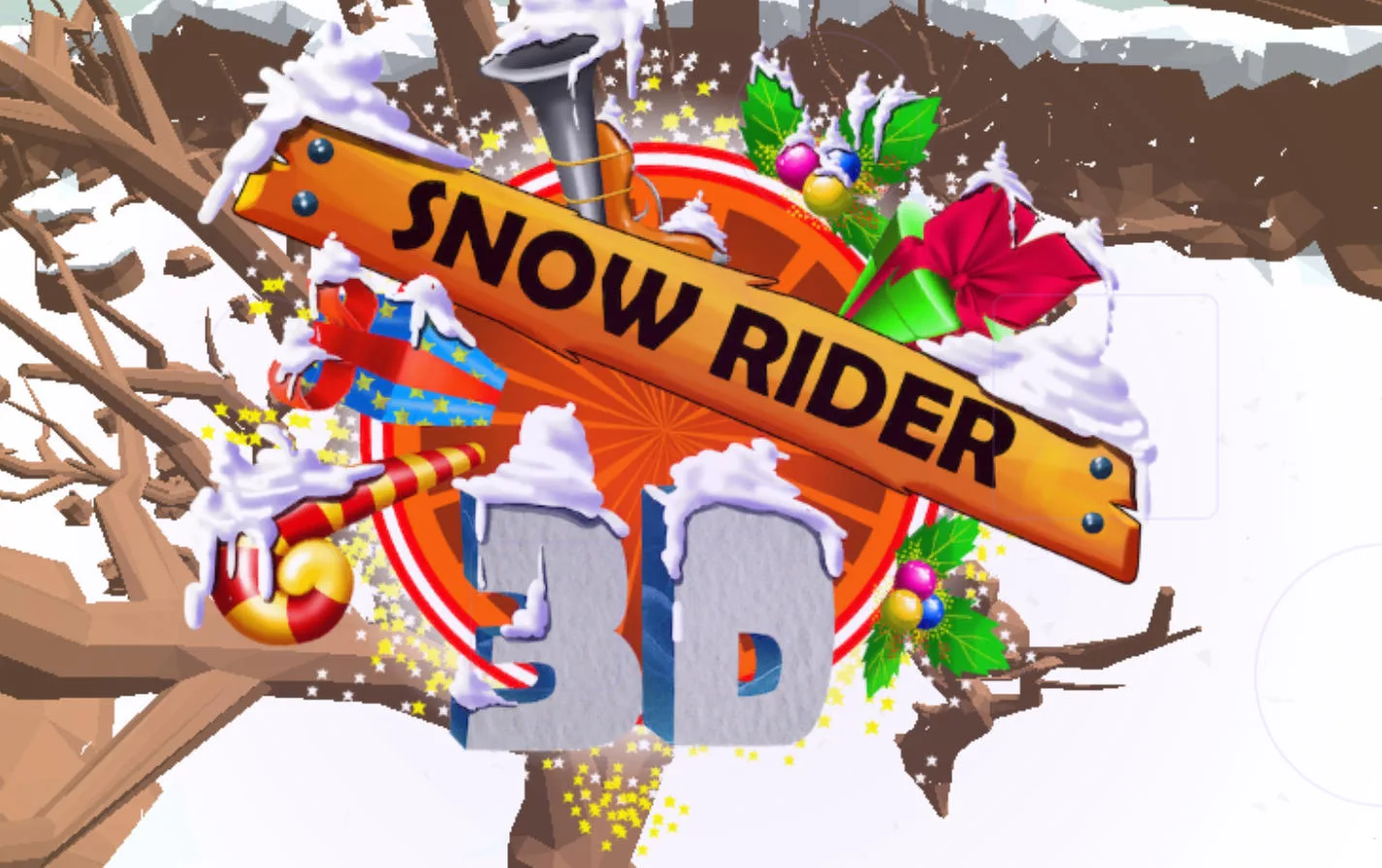 Snow Rider 3D background